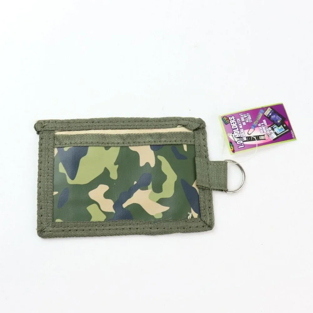 I.D Holder Green Camo